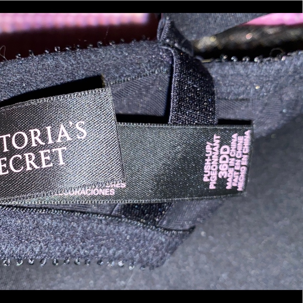 Victoria’s Secret push up metallic lace bra 36dd - Picture 5 of 5